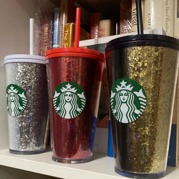 Lot (3) Starbucks XMAS Tumblers
